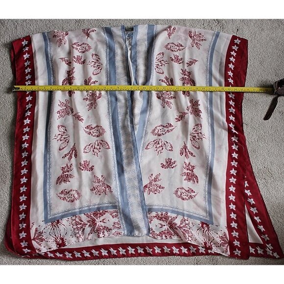 HOST PICK!!🦊🍀🌏🌻 Save the Ocean -Star Fish Kimono Swim Cover -Sustainable,NEW - Picture 8 of 8